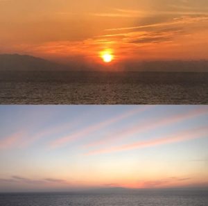 稲取温泉にて